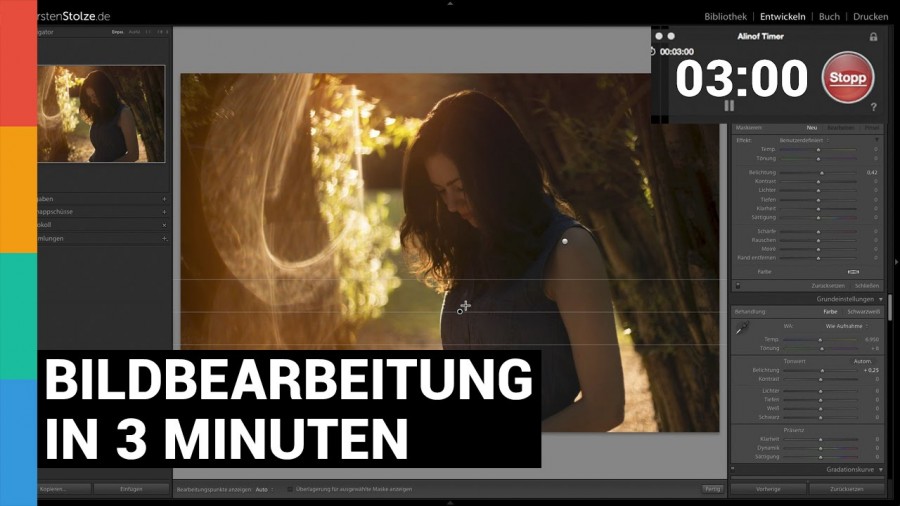 Bildbearbeitung in 3 Minuten - Adobe Lightroom