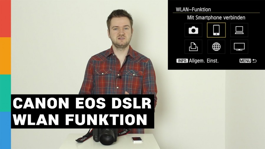Canon EOS DSLR WLAN Funktion: Smartphone mit Kamera verbinden