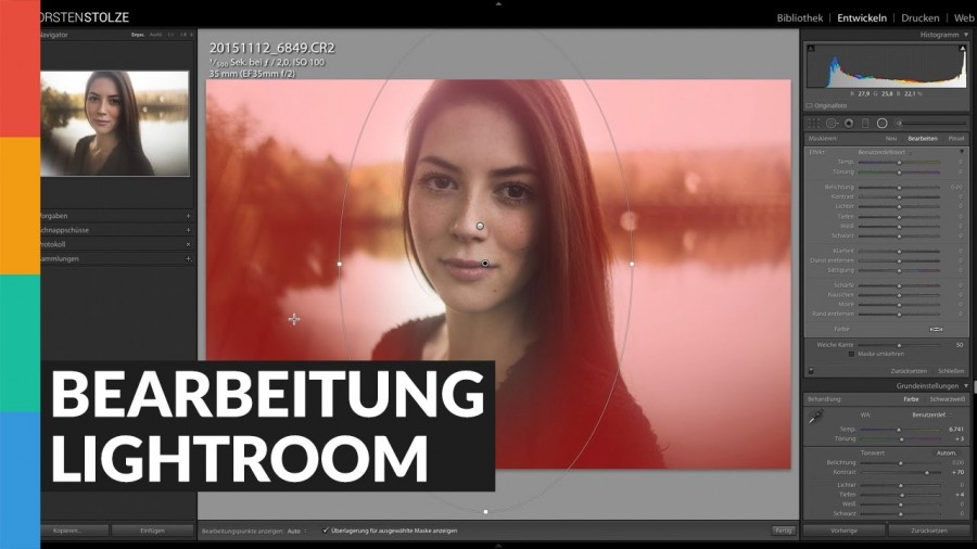 Lightroom Portrait Bearbeitung + RAW Download