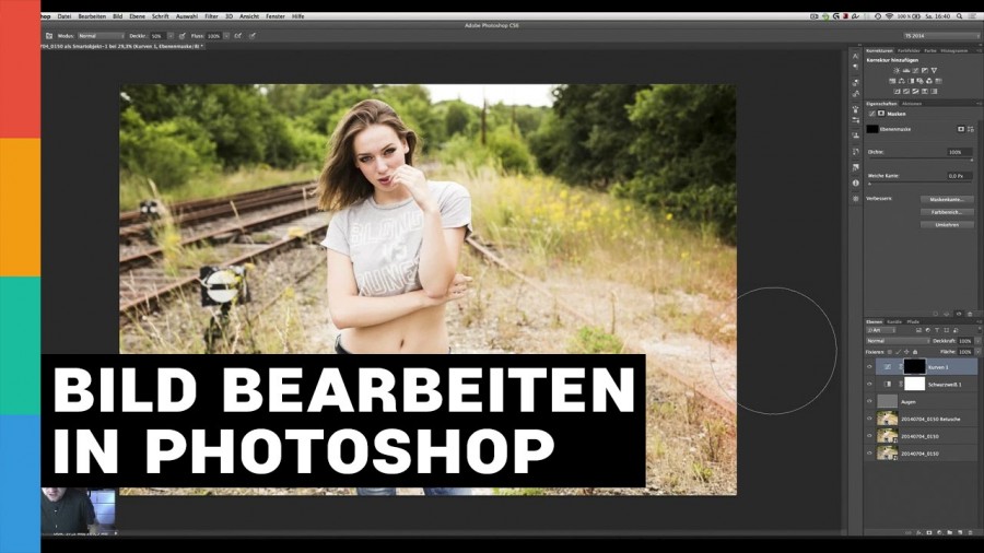 Wie ich ein Bild in Photoshop bearbeite