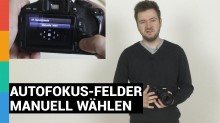 AF-Felder manuell wählen an Canon EOS Spiegelreflexkamera / Autofokus Messfelder