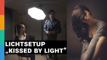 Lichtsetup zur kissed by light Serie