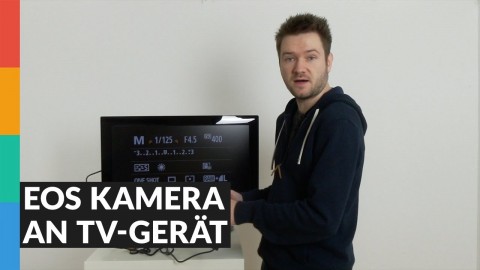 Canon EOS Kamera an TV-Gerät anschließen - Bilder ansehen/Diaschau