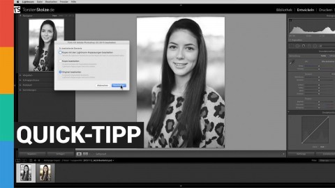 Dateien aus Lightroom in Photoshop öffnen/bearbeiten