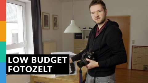 Fotozelt für 4 Euro - Low Budget