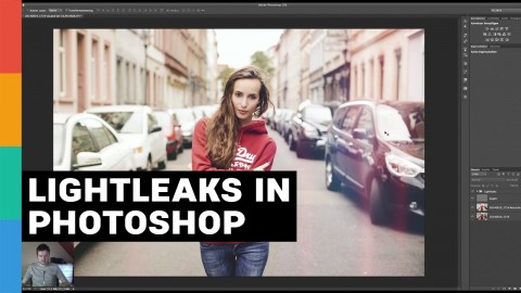 LightLeaks in Photoshop erstellen mit Pinsel und Gaußschem Weichzeichner